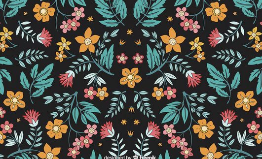 baju motif floral